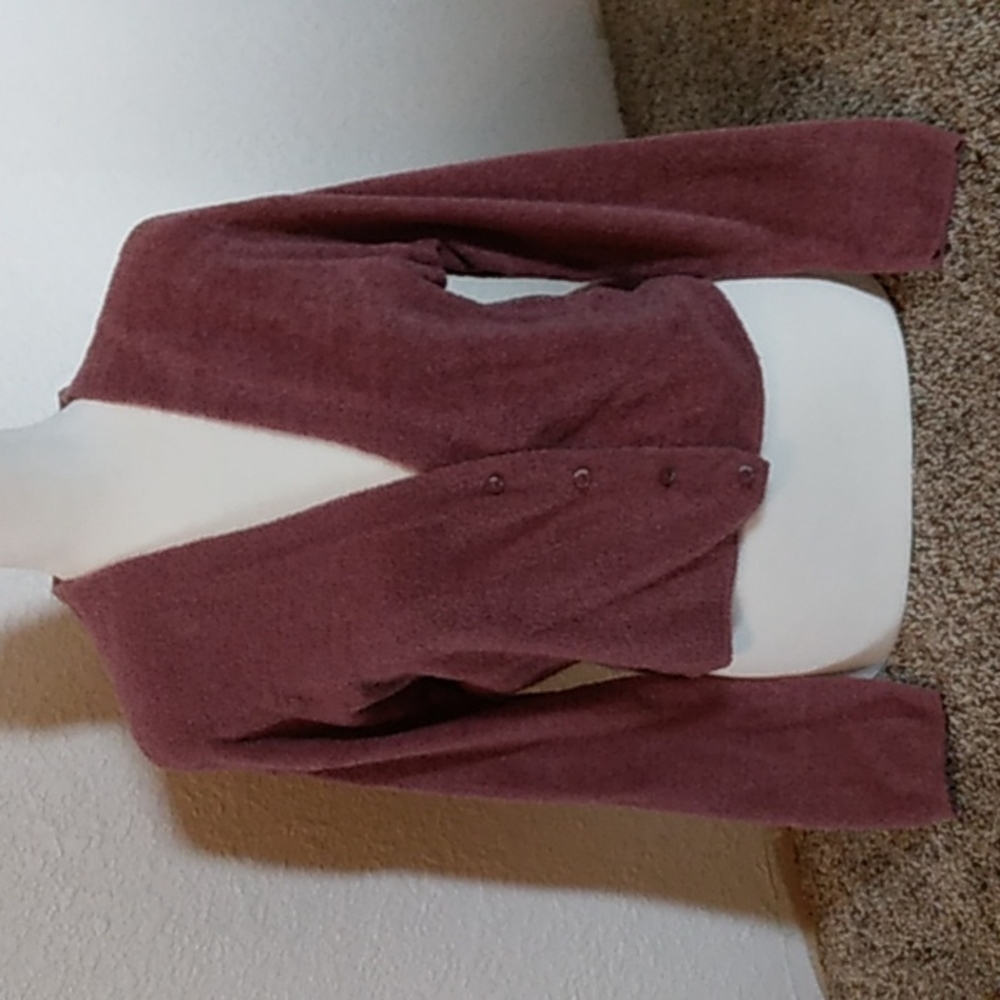 Love by Lottie Moss super soft mauve cardigan size small